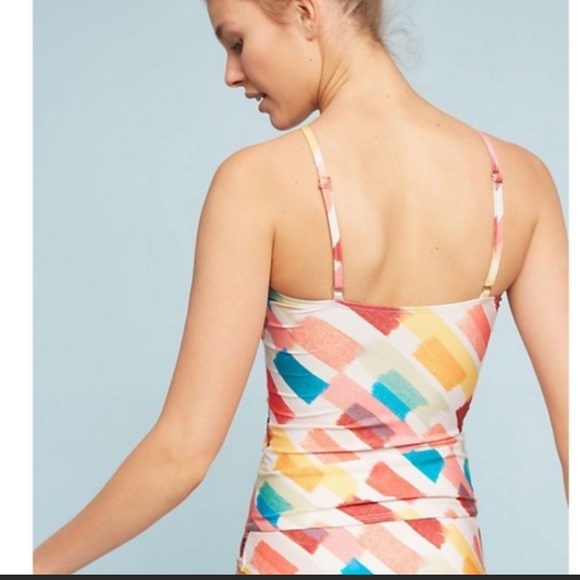 Anthropologie Allihop Brush Stroke Tankini - Picture 2 of 5